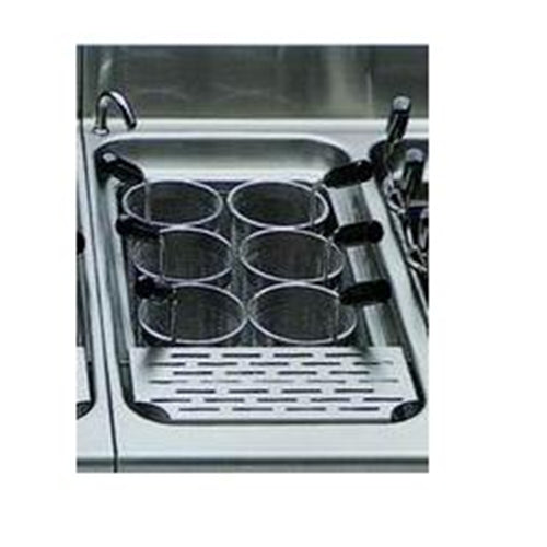 Desco GN-SET-6 Pasta Cooker 6 Basket Set with Base